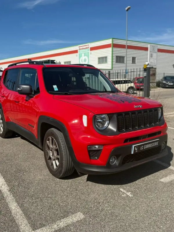 Réparations de carrosserie effectuées